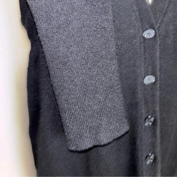 Torrid Deep V Neck Button Down Cardigan Sweater Dress - Picture 6 of 13